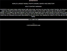 Tablet Screenshot of bandidos.mobi